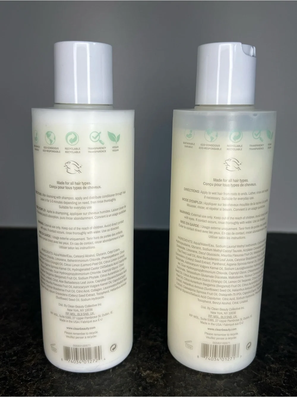 Clean Reserve Buriti & Tucuma Essential Shampoo/Conditioner - BRAND NEW SEALED